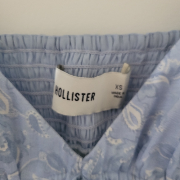 Hollister Light Blue Babydoll Top - Picture 4 of 4